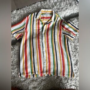 Zara Multicolor Striped Shirt